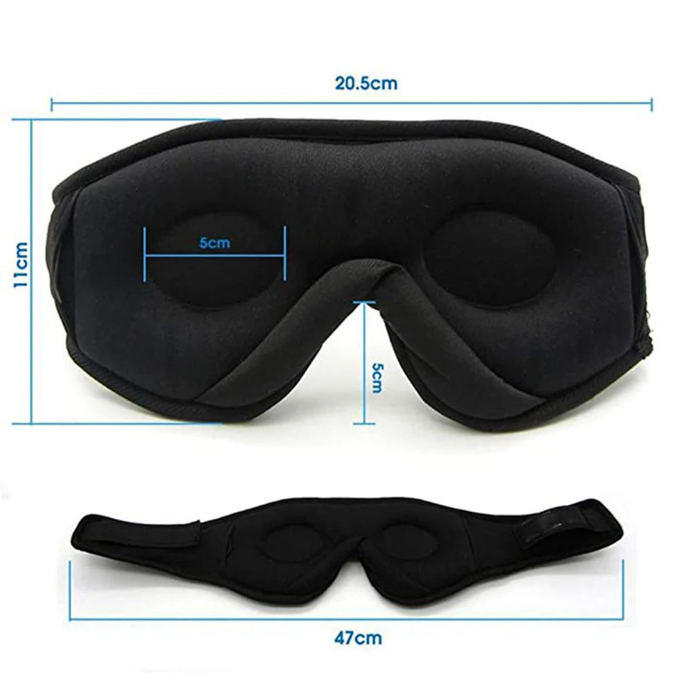 Masque de Sommeil 3-en-1 : Immersion Totale, Bluetooth & Confort 3D