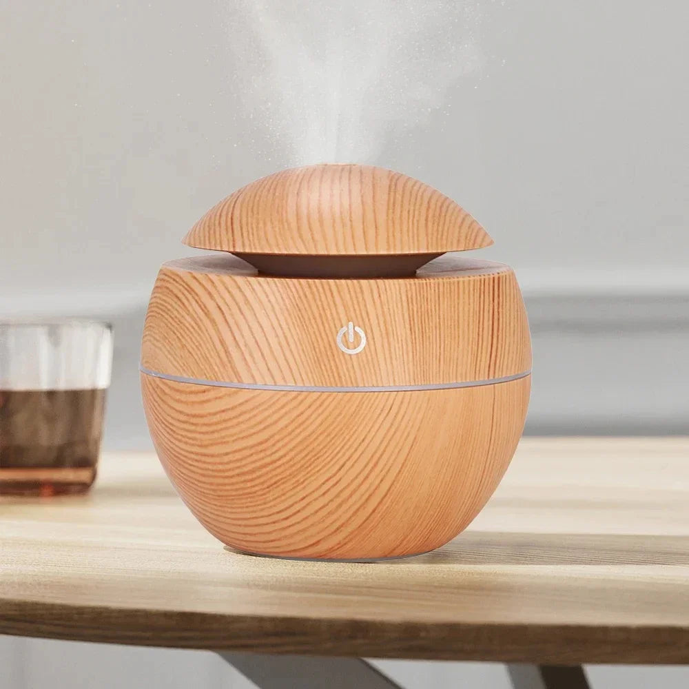 Diffuseur d'Arômes Zen : Brume Apaisante & Design Boisé